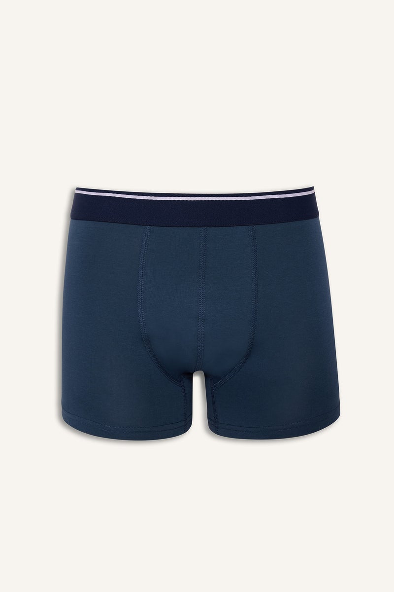 DeFacto Blue Man Regular Fit 3 Piece Boxers Casual - Image 2